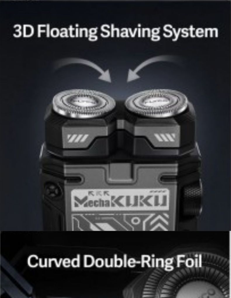 Close-up of FLYCO F001 Electric Shaver 3D Floating Shaving System