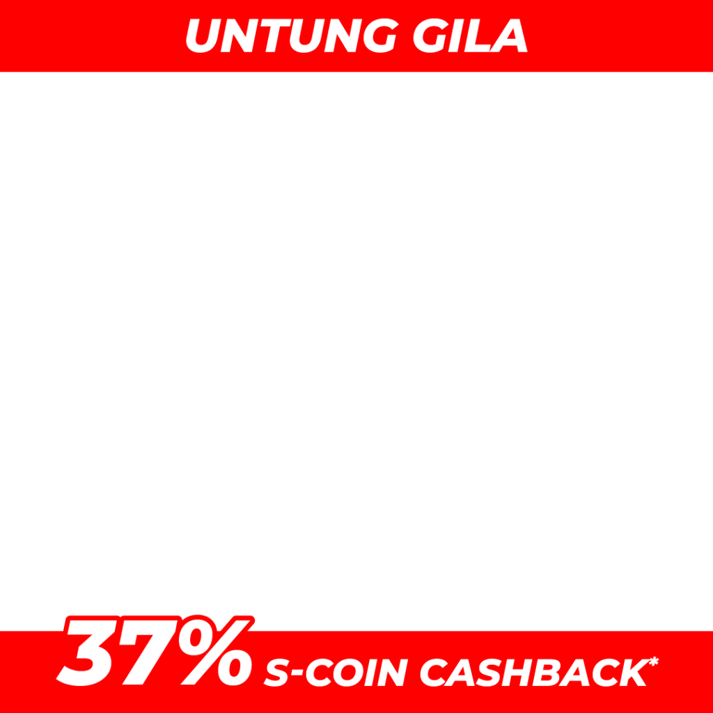Untung Gila 37% S-Coin Cashback