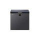 Haier 206L chest freezer in dark grey with digital control panel