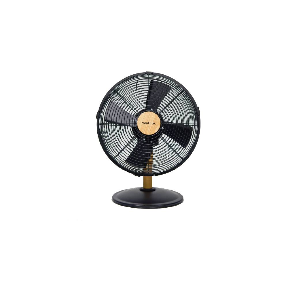 Mistral 12“ Wooden Table Fan - Front View