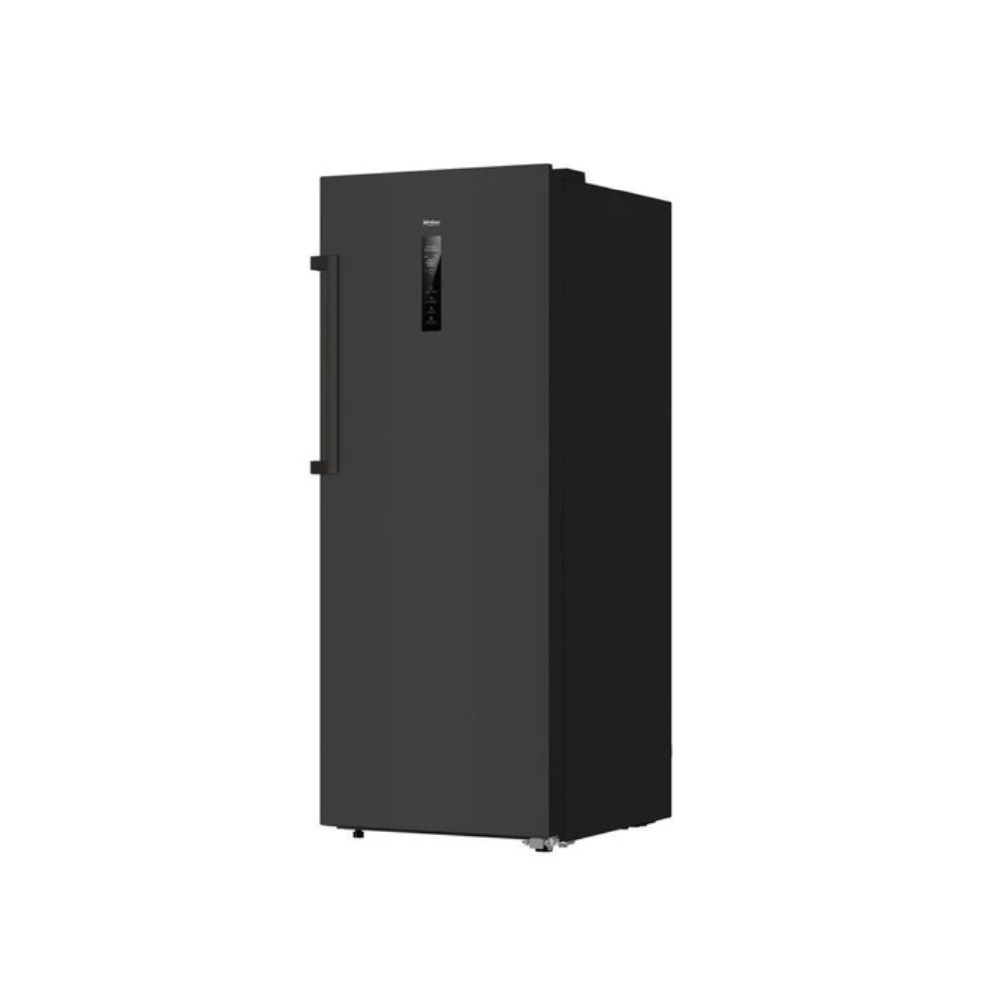 168L Upright Freezer HUR-181NE Black freezer with front digital control panel