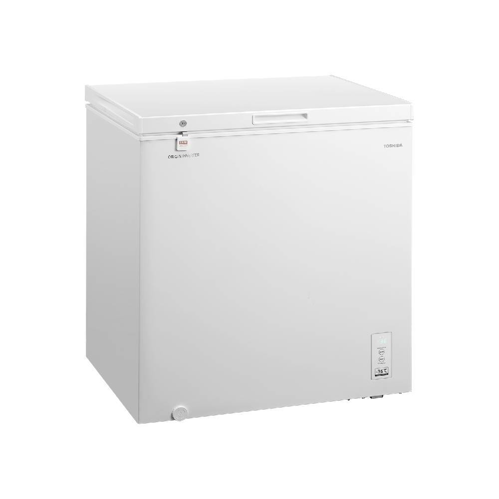 Toshiba 258L Origin Inverter Series Chest Freezer - Left Side View