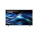 Sharp AQUOS QLED TV in black with slim bezel and dual-leg stand - Front View