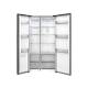 Hisense 670L Side by Side Fridge - Front View