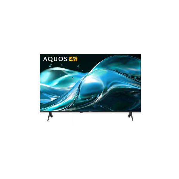 SHARP 4TC75JJ5000X 75 Inch 4K Ultra HD Google TV in black - Front View