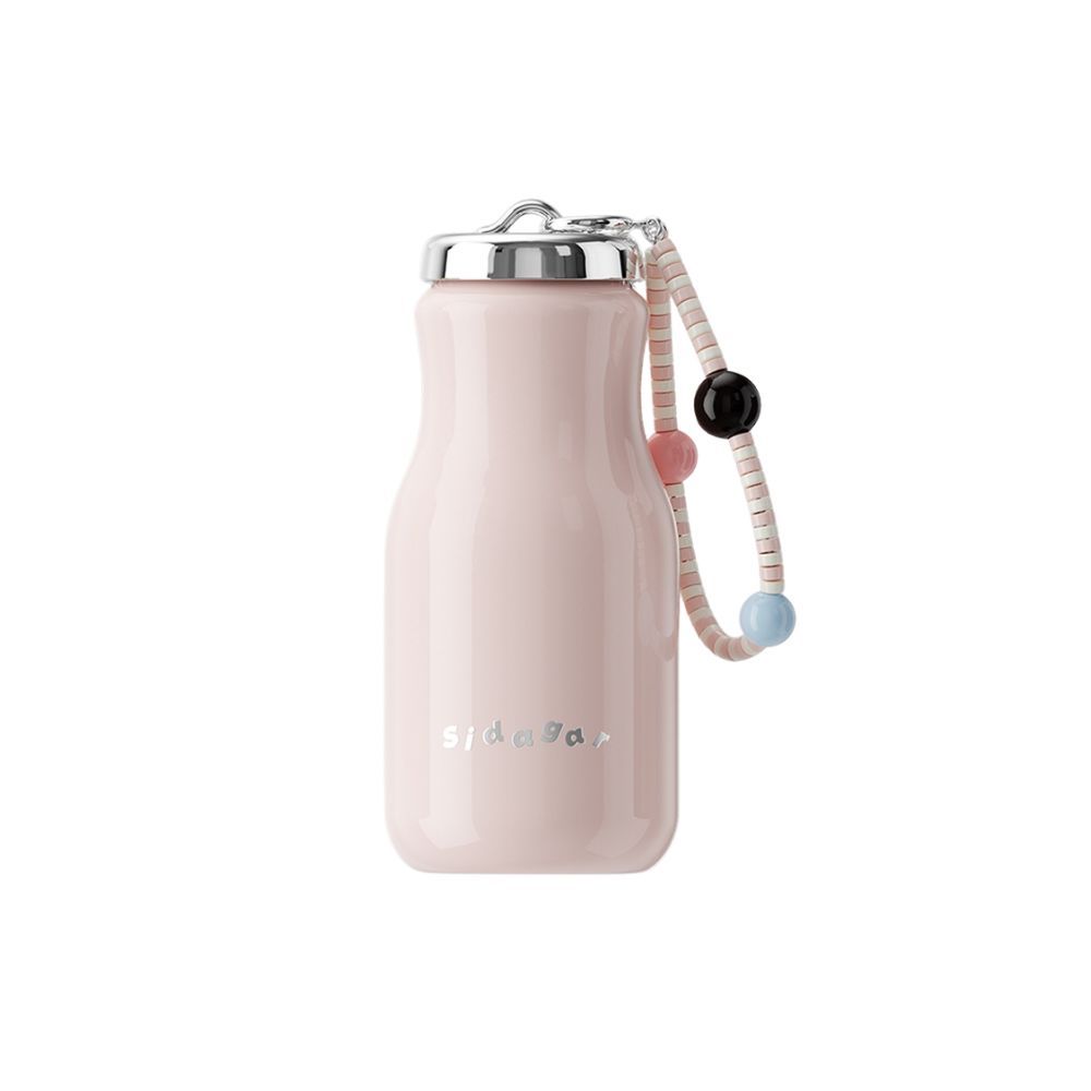 Sidagar 330ML SUS316 Linglong Travel Cup (Pink) - Front View