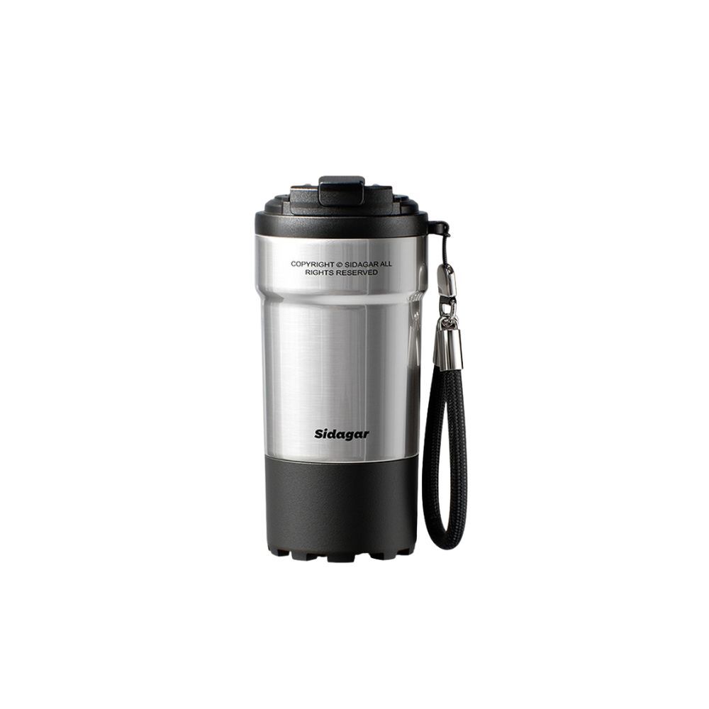 Sidagar 520ML Ceramic Yufeng Cup (Silver) - Front View