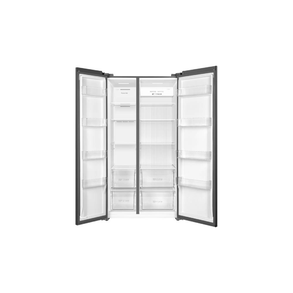 TCL 728L Side by Side Refrigerator - Open Door View