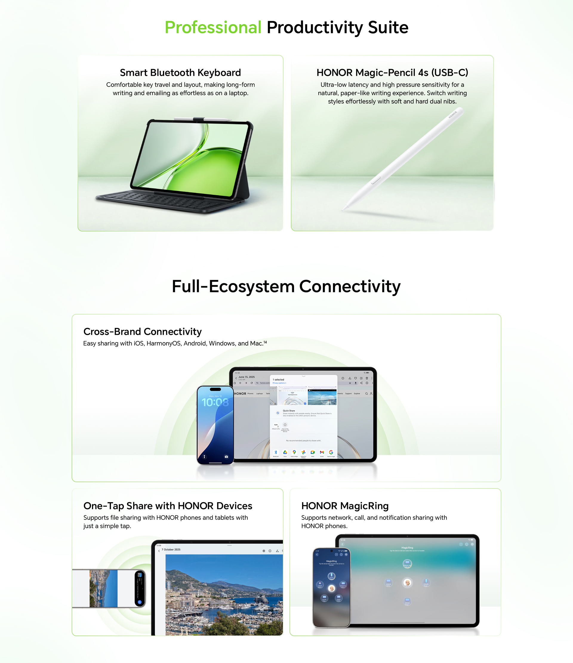 Professional productivity suite and ecosystem connectivity