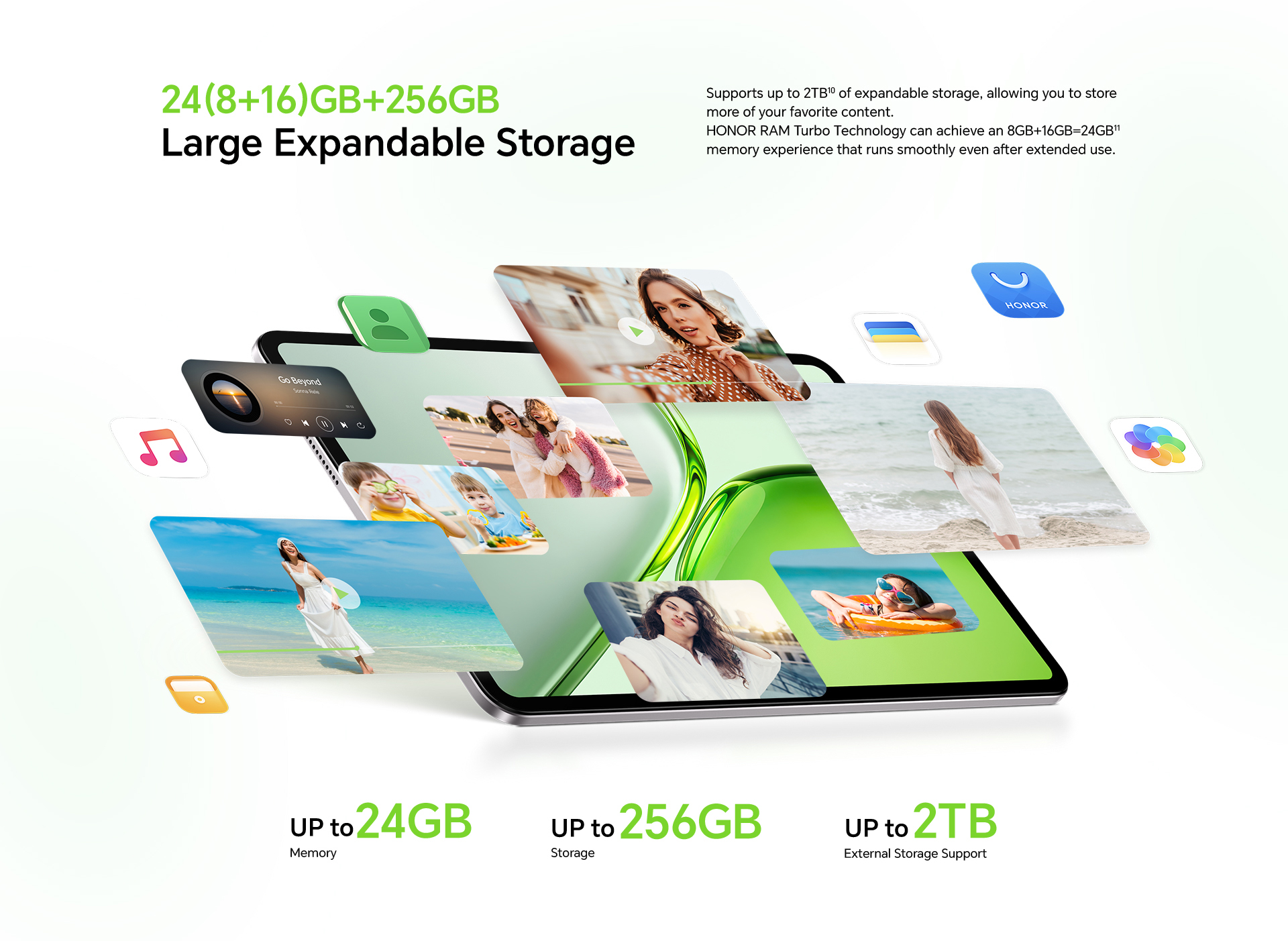 256GB storage, and 2TB expandable storage256GB storage, and 2TB expandable storage