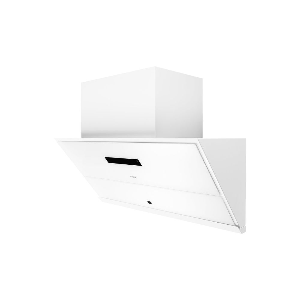 Robam 90CM White Pearl Range Hood 58H2S - Side View